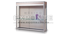 vitrina de aluminio